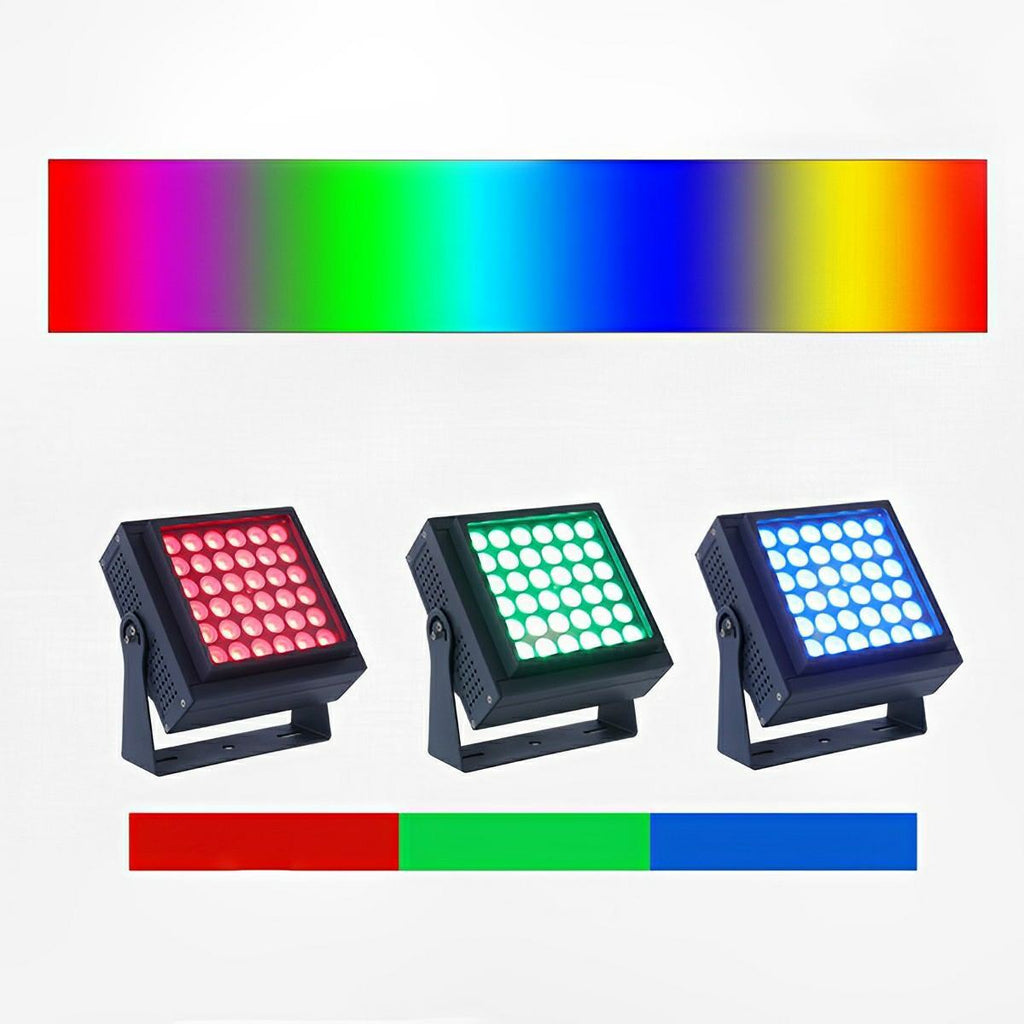 Projecteur RGB étanche pour arbres d'extérieur avec télécommande