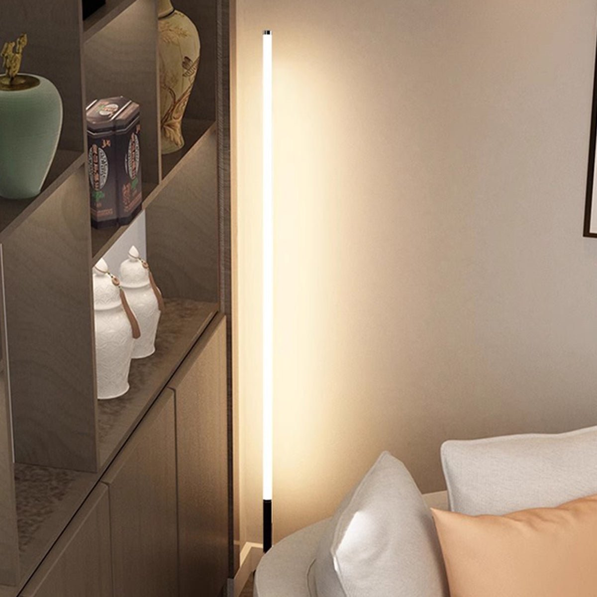 Lampe de Sol LED Longue Bande Minimaliste Moderne 360°