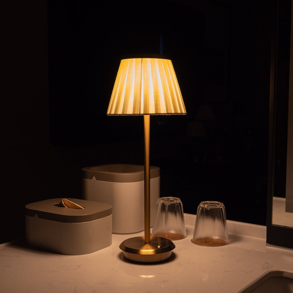 Lampe de Table en Tissu Arin