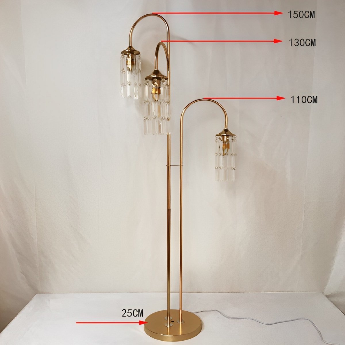 Lumières de décoration de fête de mariage - Lampe sur pied