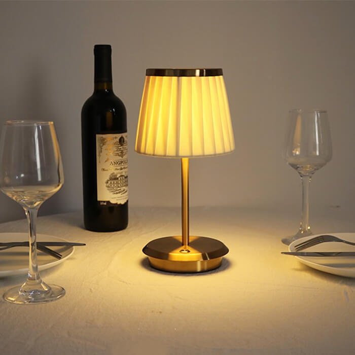 Lampe de Table en Tissu Arin
