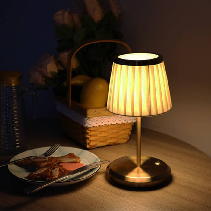 Lampe de Table en Tissu Arin