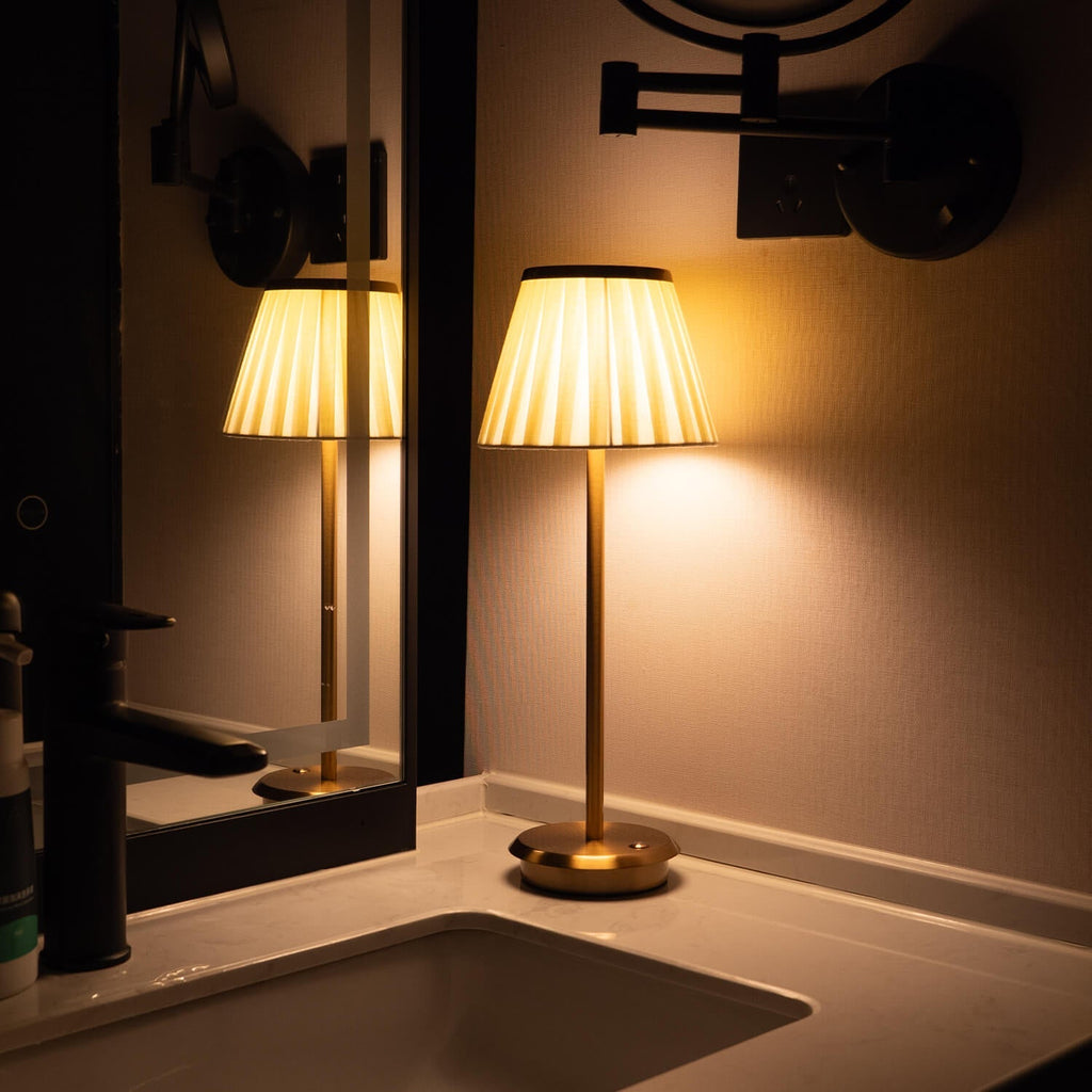 Lampe de Table en Tissu Arin