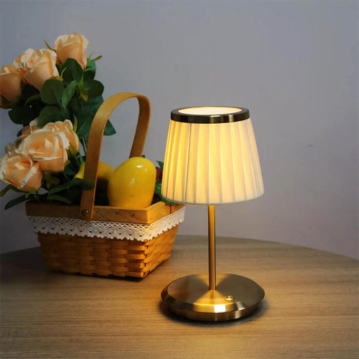 Lampe de Table en Tissu Arin
