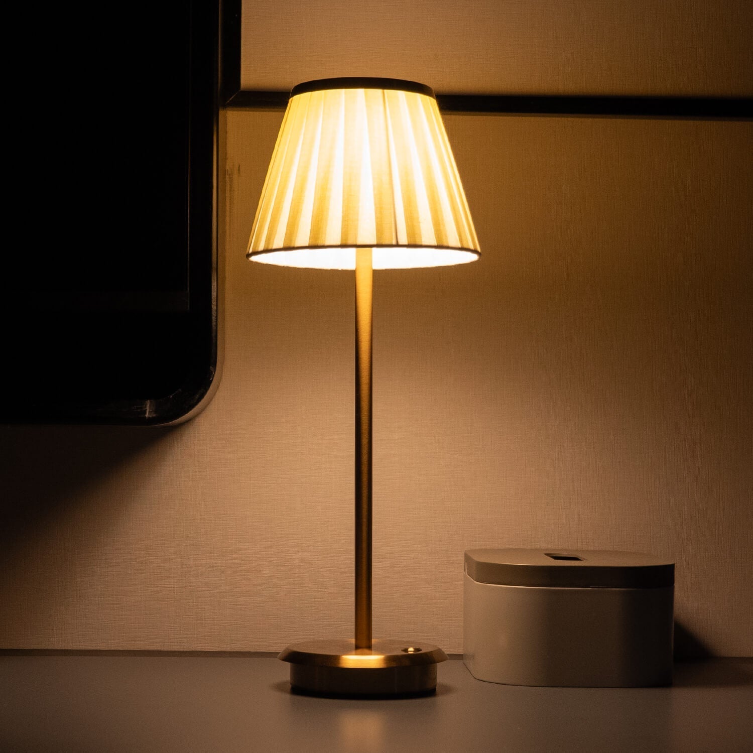 Lampe de Table en Tissu Arin