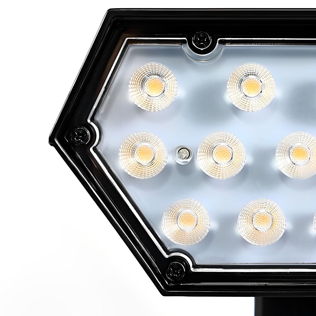 Projecteur Solaire Multicolore Étanche Ajustable Avec Capteur Éclairage Paysager