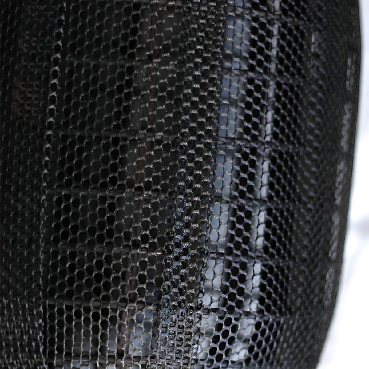 Lampe sur pied en bois noir avec lanterne à LED faite à la main