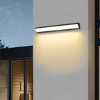 Lumières LED étanches noires pour extérieur, éclairage de porche, lumières murales extérieures