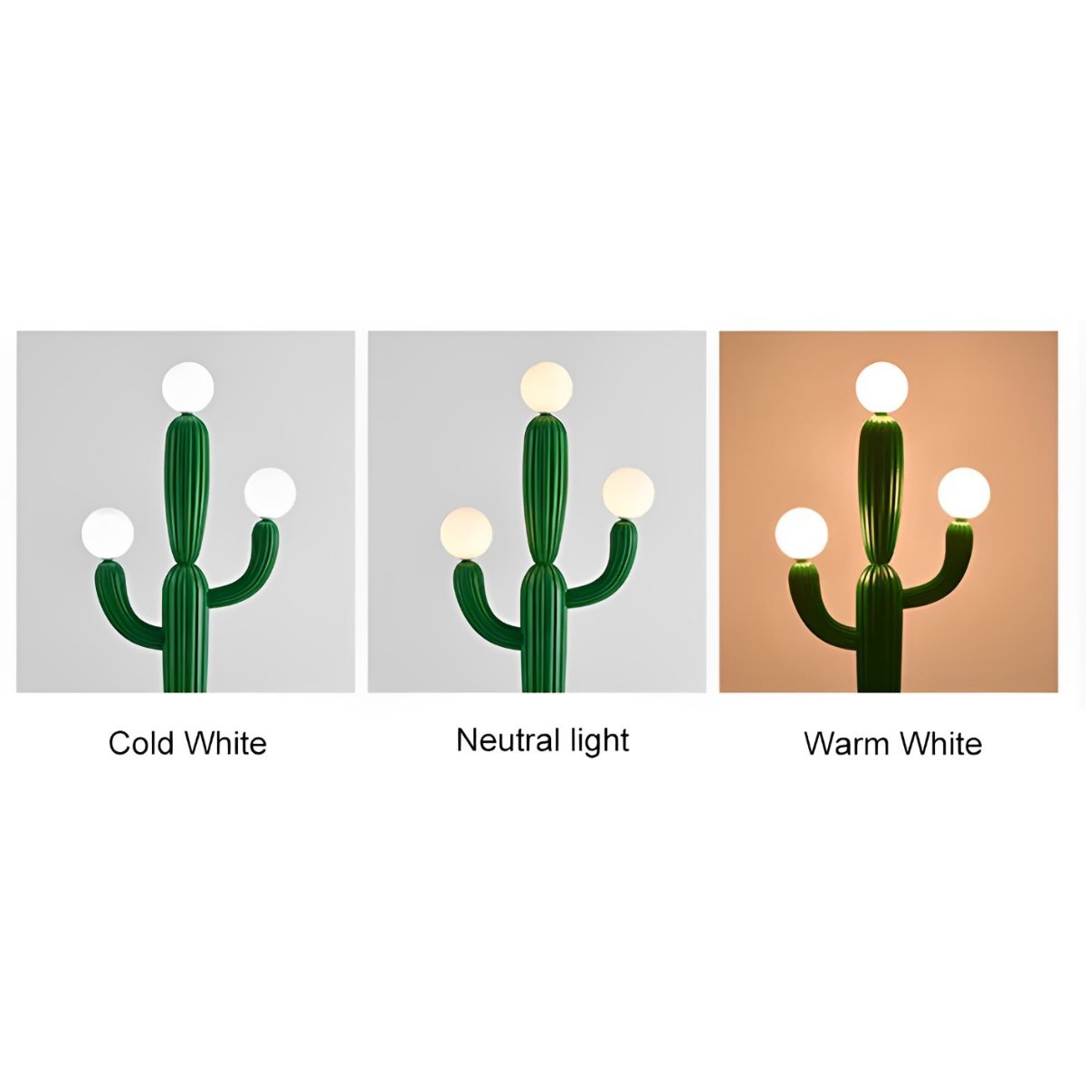 Lampe sur pied dimmable en forme de cactus créatif - Décoration intérieure