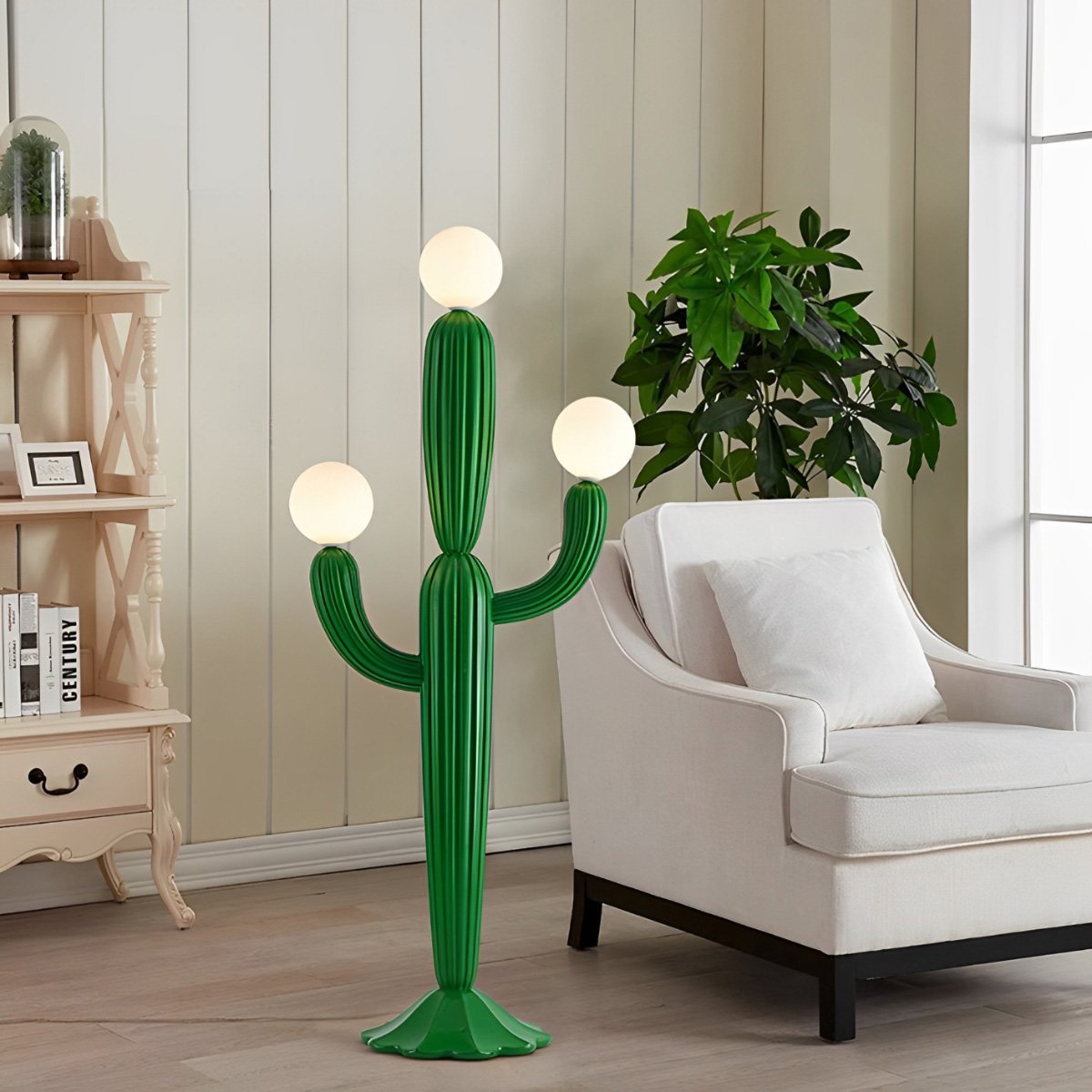 Lampe sur pied dimmable en forme de cactus créatif - Décoration intérieure