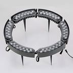 Lumières Spot LED Arc Étanches DIY pour Extérieur - Lumières pour Arbres et Pelouse