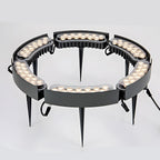 Lumières Spot LED Arc Étanches DIY pour Extérieur - Lumières pour Arbres et Pelouse