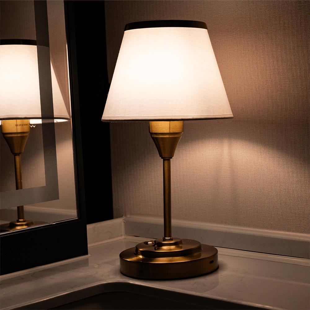 Lampe de Table en Tissu Tavo