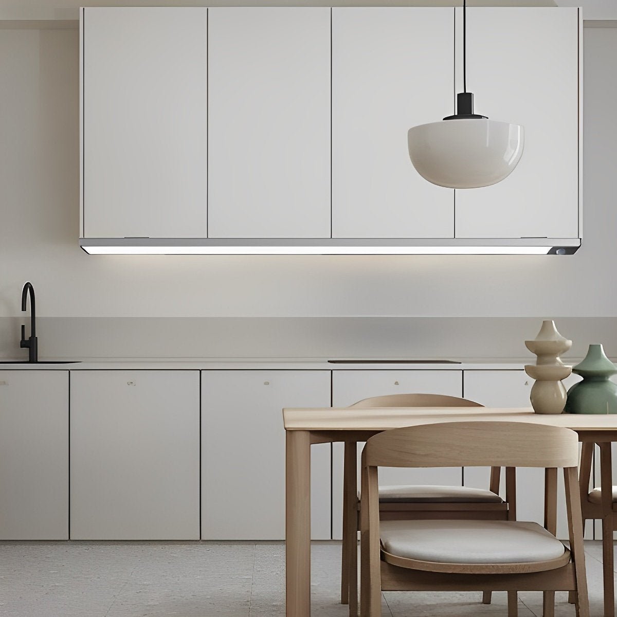 Lumière de Cabinet LED Sans Fil à Capteur de Mouvement Ultra-Fin Intelligent