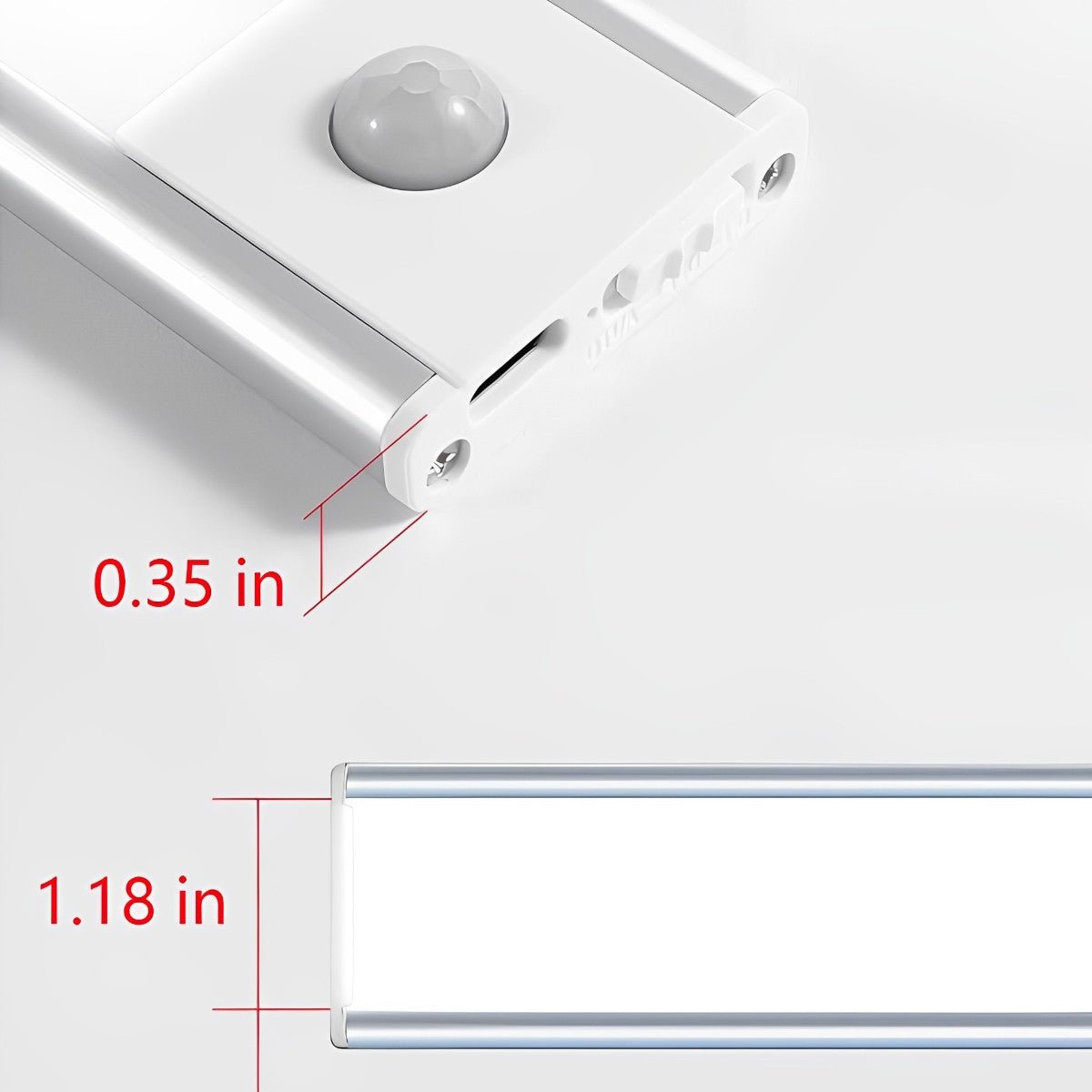 Lumière de Cabinet LED Sans Fil à Capteur de Mouvement Ultra-Fin Intelligent