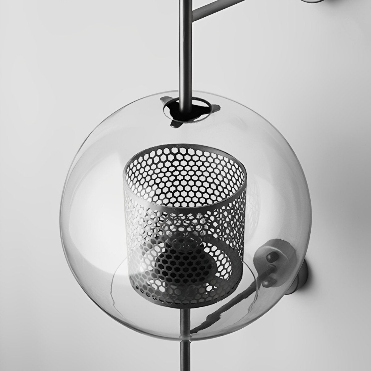 Appliques Murales LED en Verre Globe Industriel Vintage de Luxe