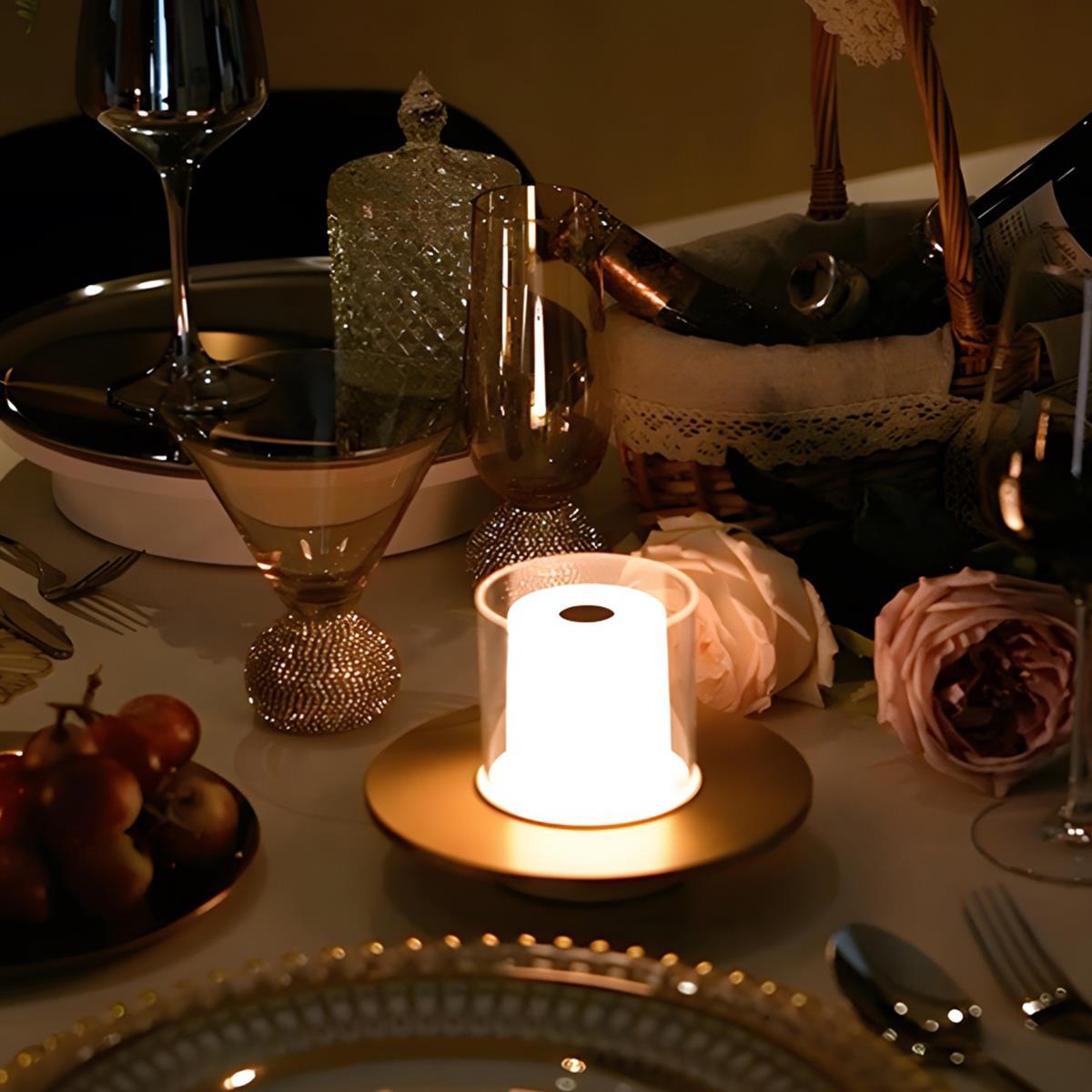 Lampe de Table Tactile LED Dimmable Rechargeable