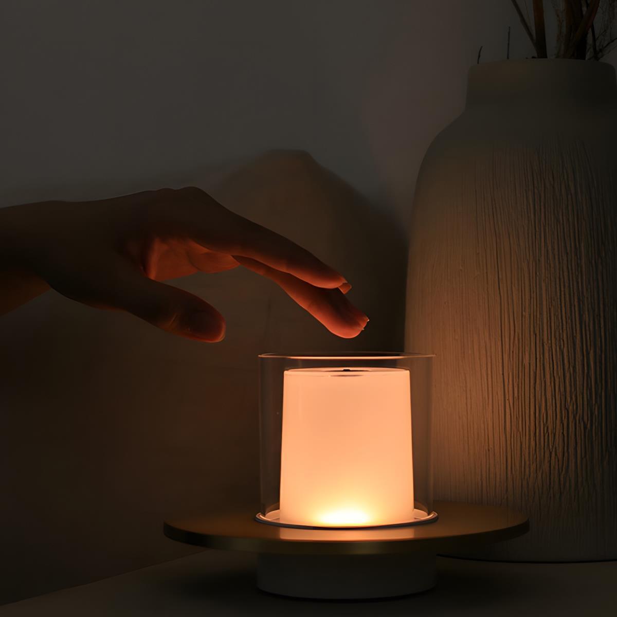 Lampe de Table Tactile LED Dimmable Rechargeable