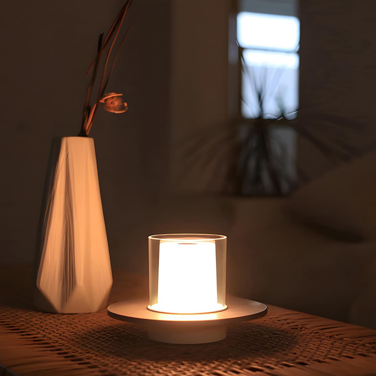 Lampe de Table Tactile LED Dimmable Rechargeable