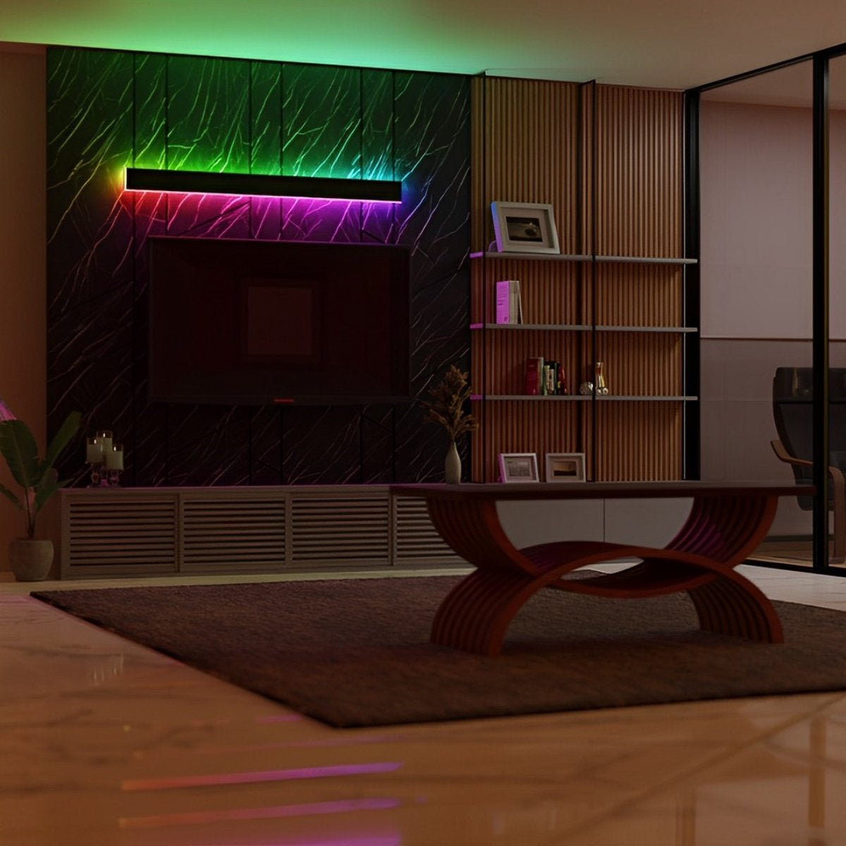 Appliques murales LED étanches minimalistes pour jardin en extérieur