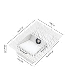 Appliques murales encastrées LED à capteur de mouvement minimalistes pour escaliers