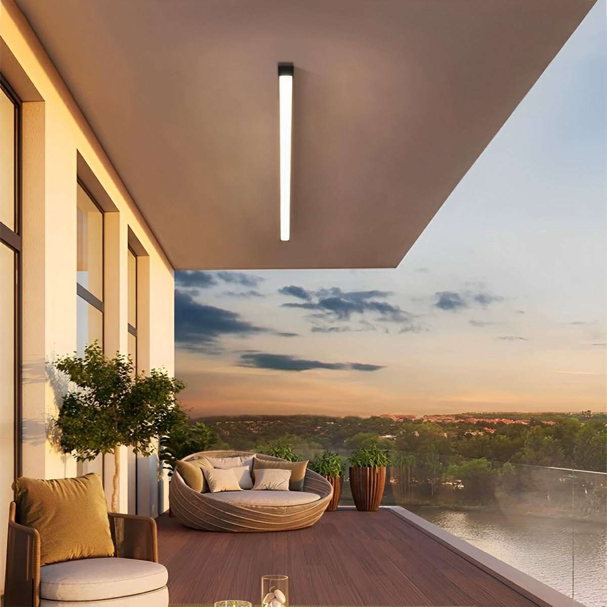 Lumière de Plafond LED Moderne à Dimmable Minimaliste