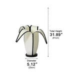 Lampe sur pied LED à brancher au design moderne en forme de banane