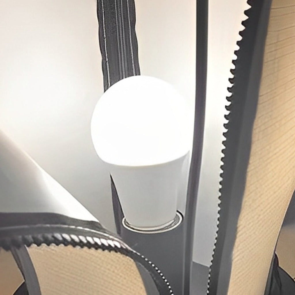 Lampe sur pied LED à brancher au design moderne en forme de banane