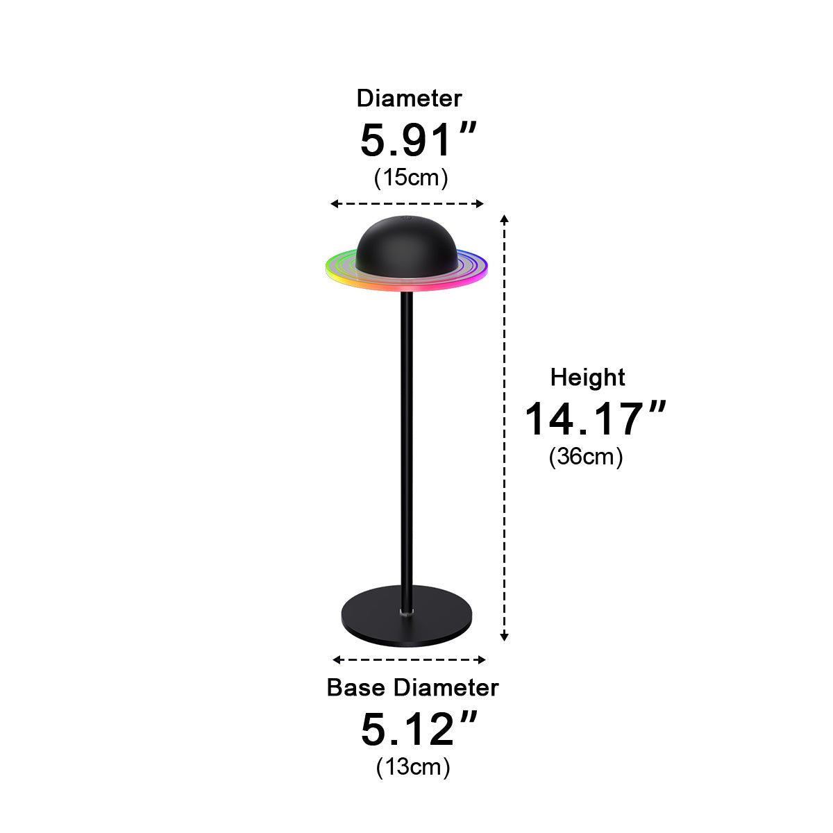Lampe de Table LED Dimmable Système Galaxy Moderne Lumière Ambiante de Nuit