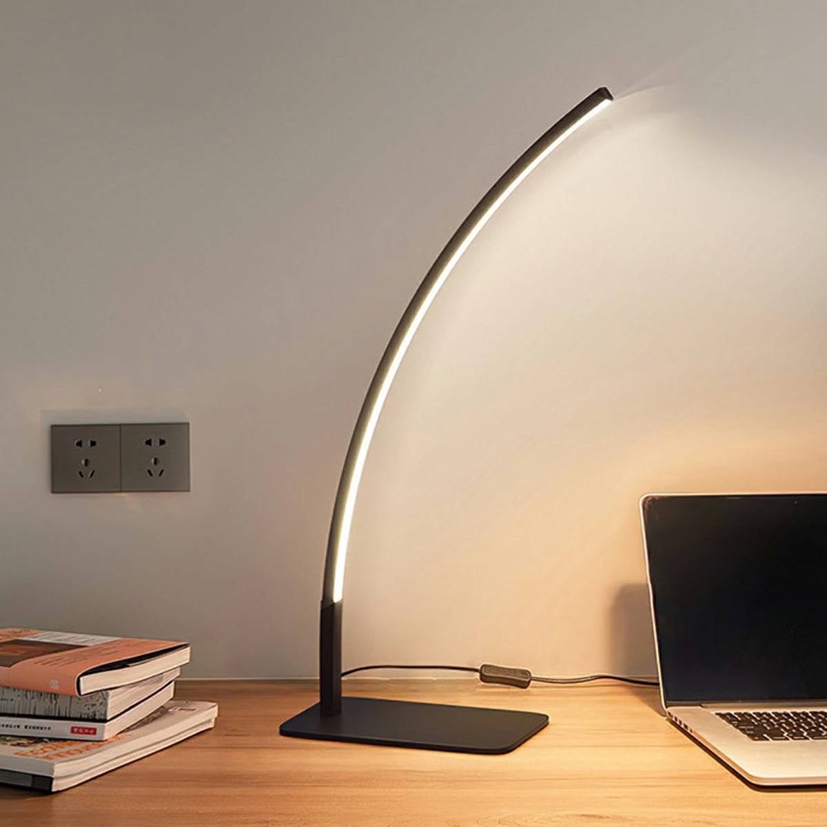 Lampe de Table LED Dimmable Arc Minimaliste Moderne