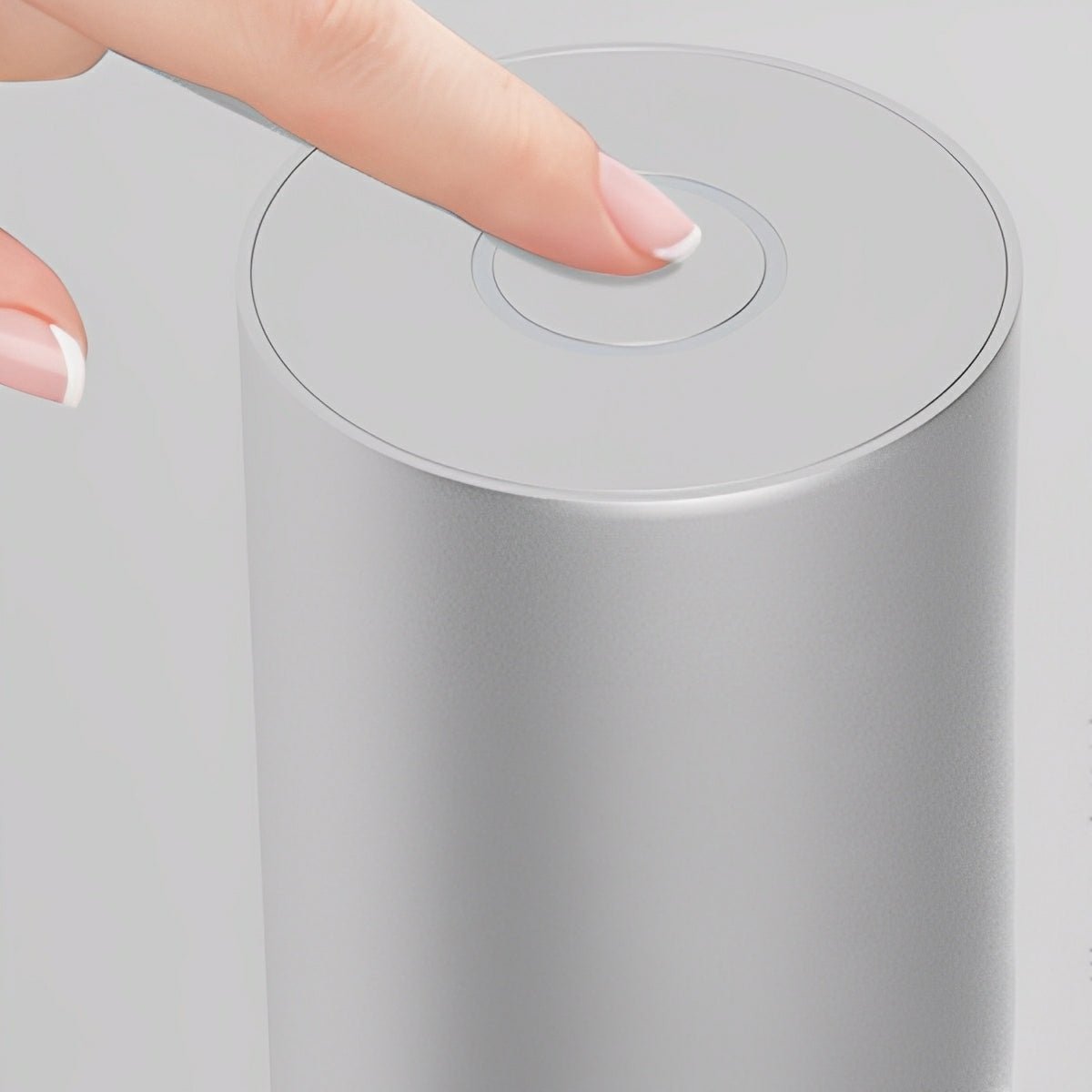 Lampe de sol LED cylindrique moderne et minimaliste avec hauteur ajustable