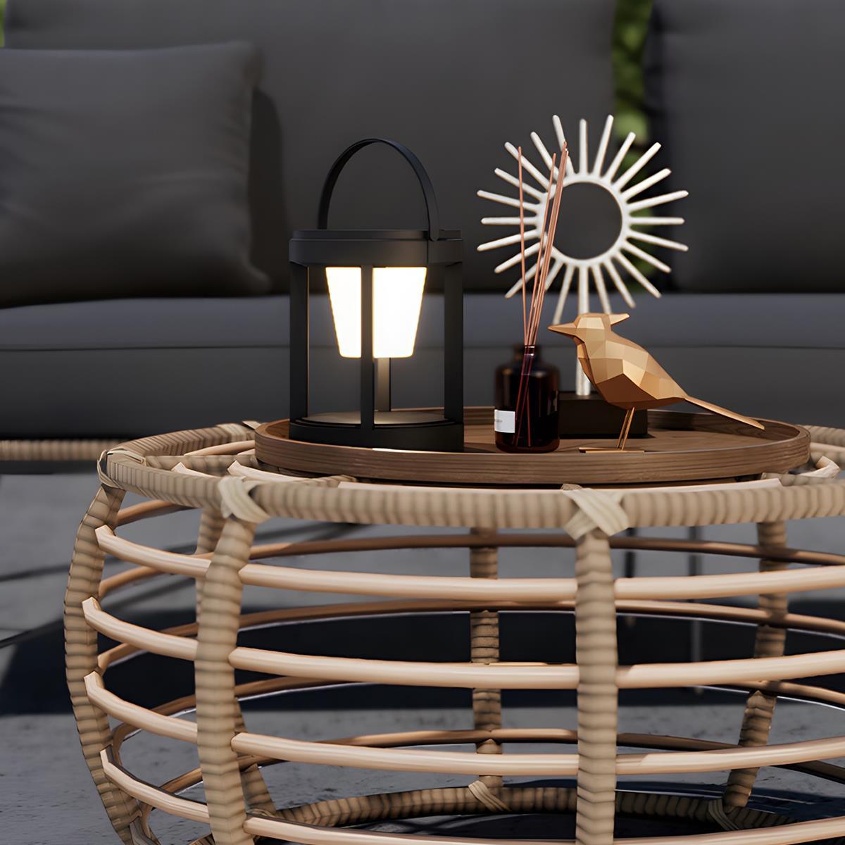 Lampe de Table Lanternes Solaires LED Étanches Minimalistes Modernes