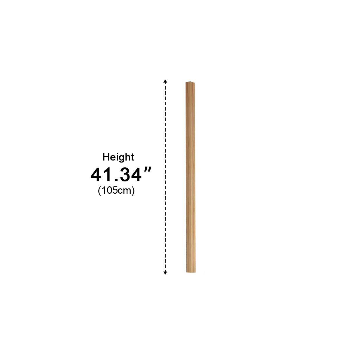 Lampe de sol LED longue à brancher en bois moderne minimaliste