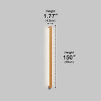 Applique Murale LED Longue Bande en Bois Minimaliste Moderne