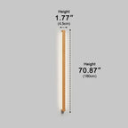 Applique Murale LED Longue Bande en Bois Minimaliste Moderne