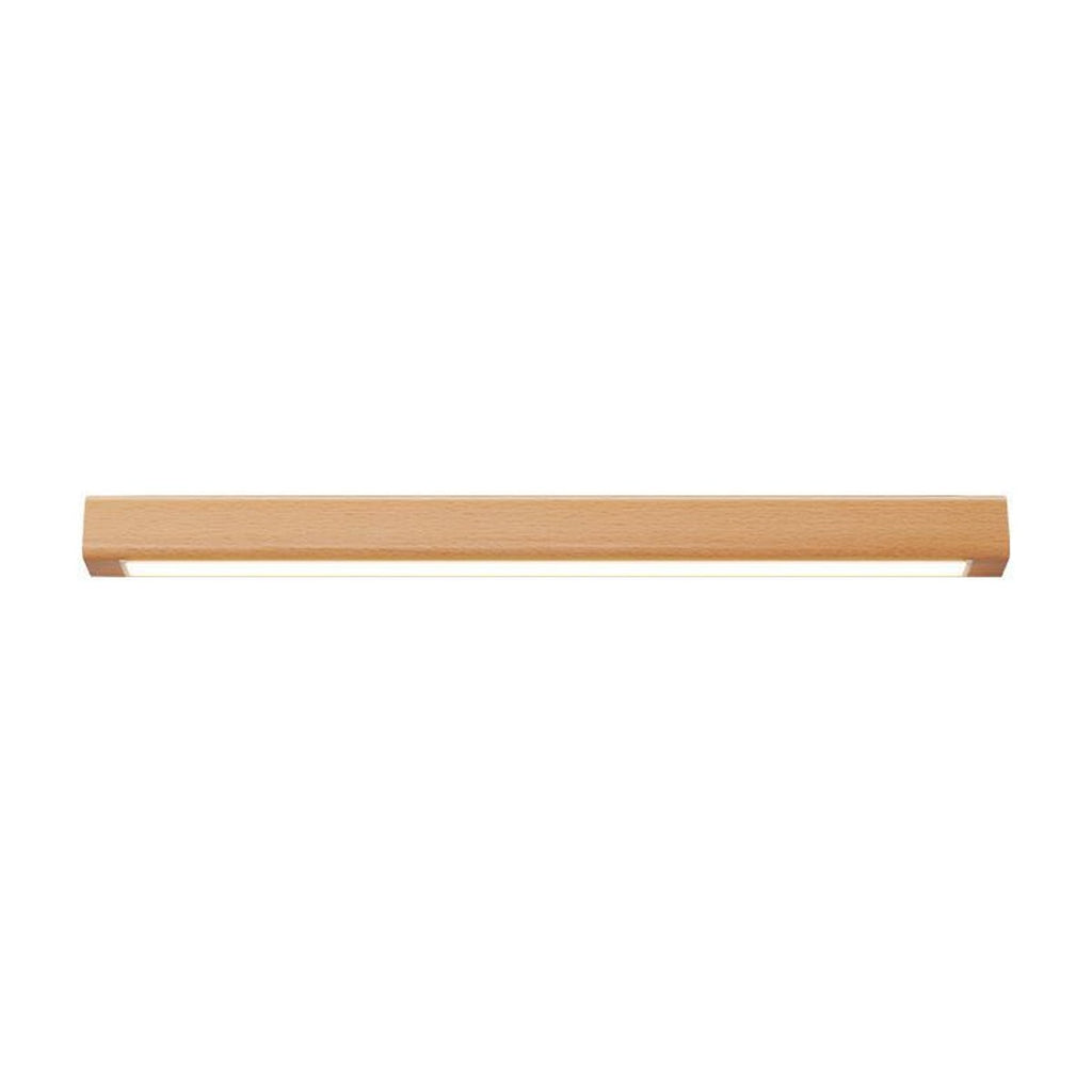 Applique Murale LED Longue Bande en Bois Minimaliste Moderne