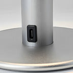 Lampe de table à LED moderne en forme de champignon avec variateur tactile