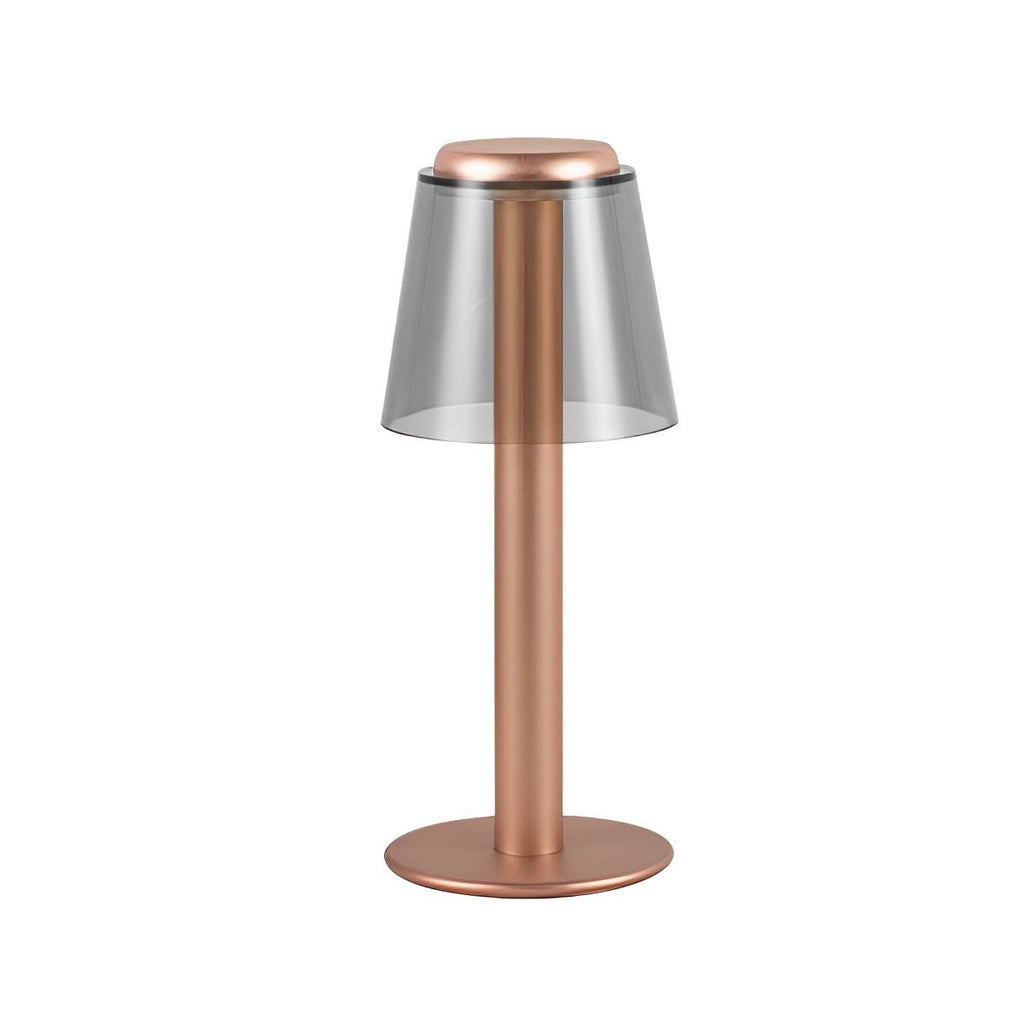 Lampe de table à LED moderne en forme de champignon avec variateur tactile