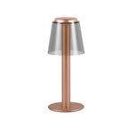 Lampe de table à LED moderne en forme de champignon avec variateur tactile