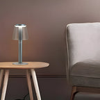 Lampe de table à LED moderne en forme de champignon avec variateur tactile
