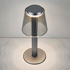 Lampe de table à LED moderne en forme de champignon avec variateur tactile