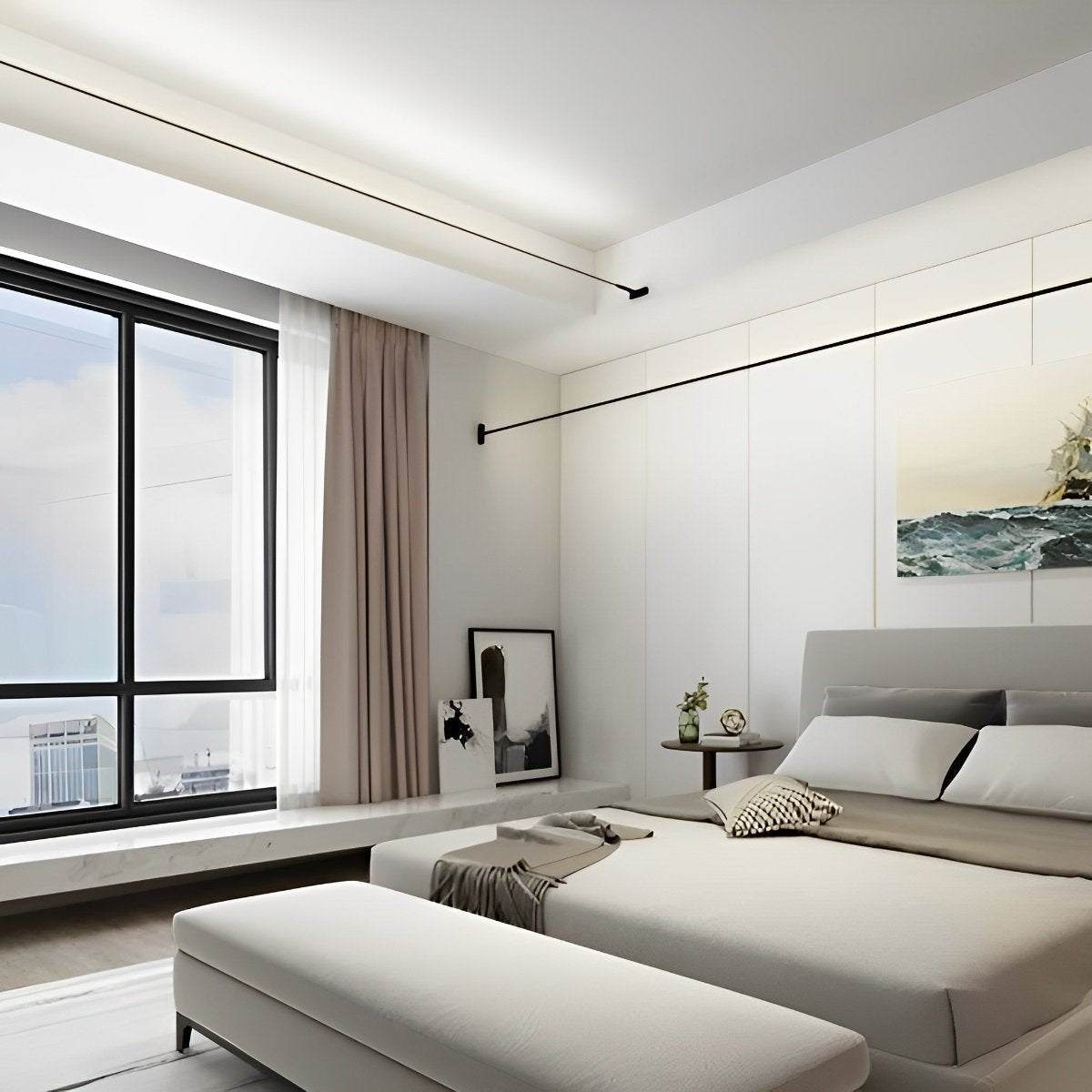 Lumières LED à Ruban Modernes Rotatives