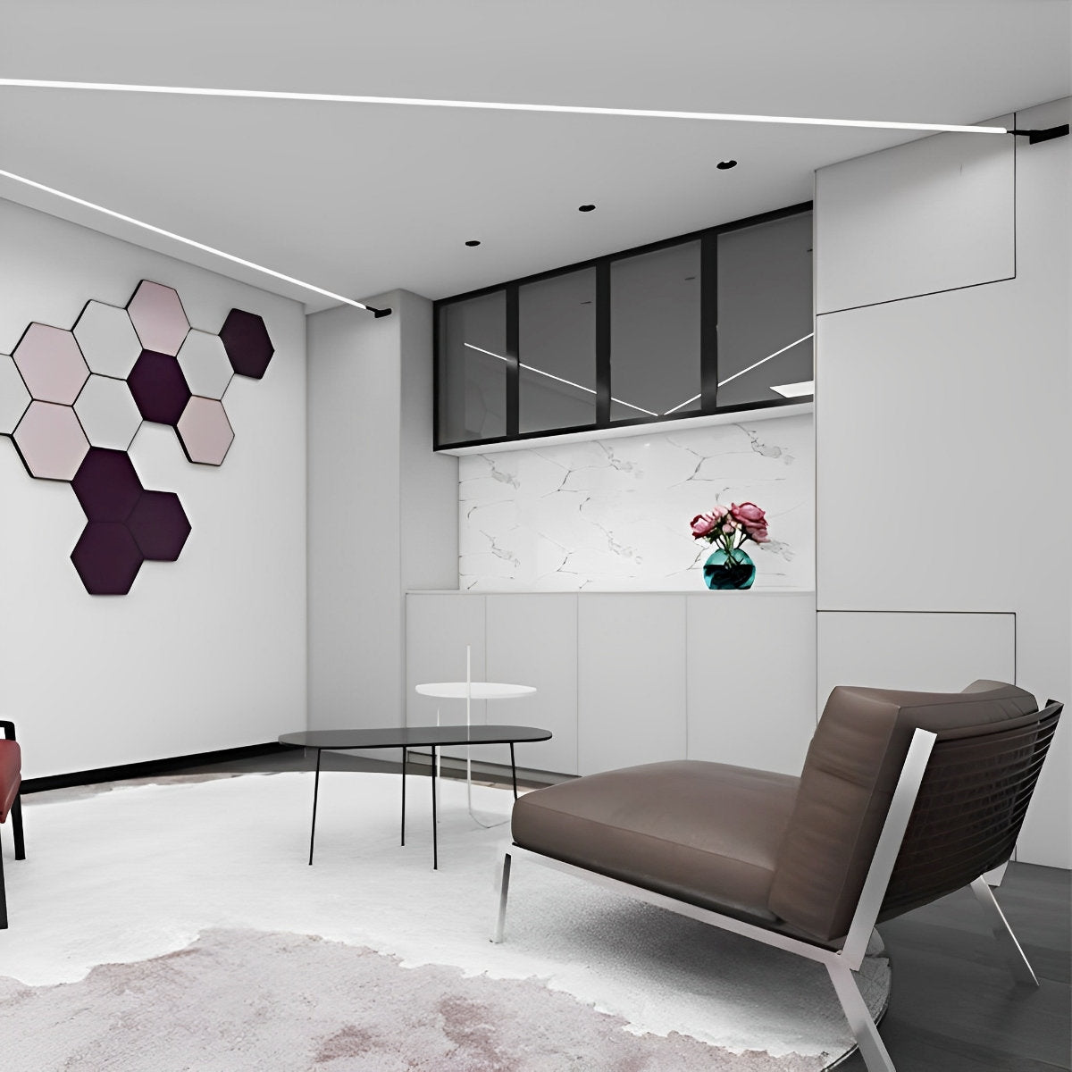 Lumières LED à Ruban Modernes Rotatives