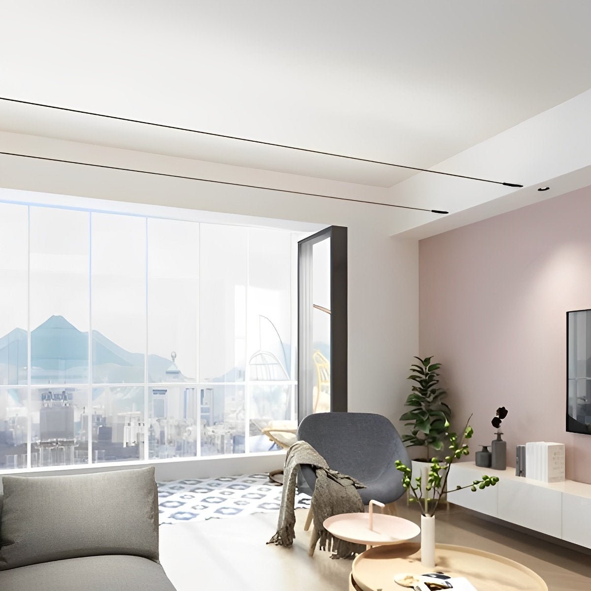 Lumières LED à Ruban Modernes Rotatives