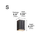 Appliques murales extérieures LED modernes étanches vers le haut et vers le bas