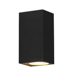 Laveur de Mur Étanche Double Lumière Carré Moderne pour Extérieur