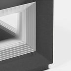 Luminaires de poteau extérieurs modernes rectangulaires en acier inoxydable étanches à LED