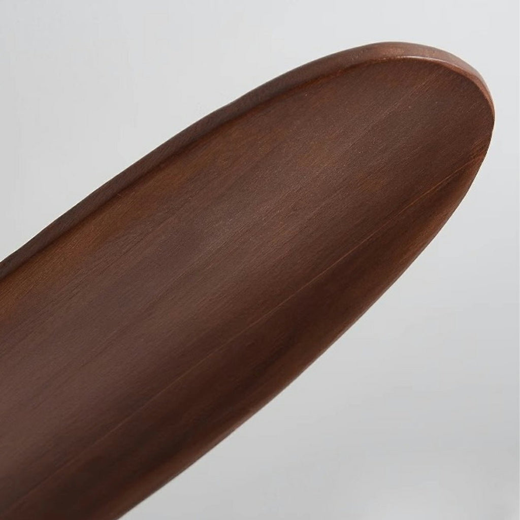 Ventilateur de plafond avec lumière à inversion 6 vitesses en bois moderne