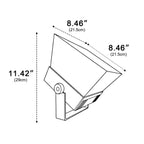Projecteur LED RGB étanche extérieur pour éclairage de paysage et d'arbres polyvalent
