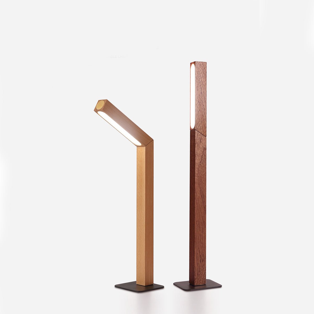 Lampe de Table en Bois à LED Dimmable Minimaliste Moderne